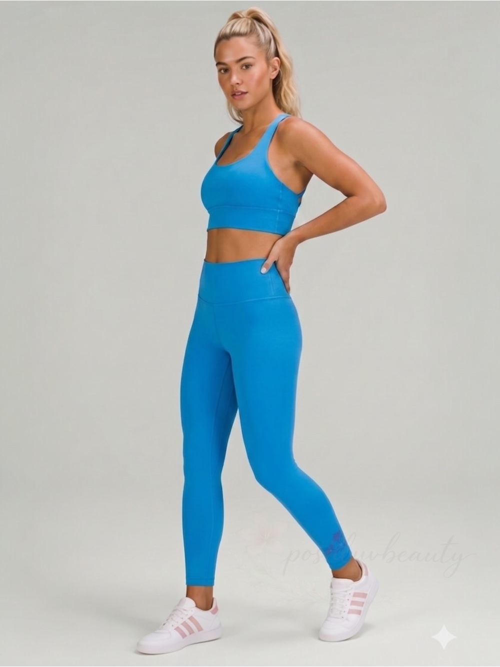 NWT Lululemon Wunder Train High-Rise with Pockets 28”- Pool Party 8 - Picture 3 of 4